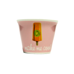 Coupe à glace en porcelaine "Make me cool"