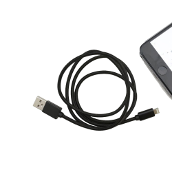 Cable flip IPhone/micro USB noir - kikkerland