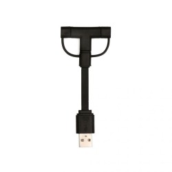 Cable USB 3 en 1 - Kikkerland