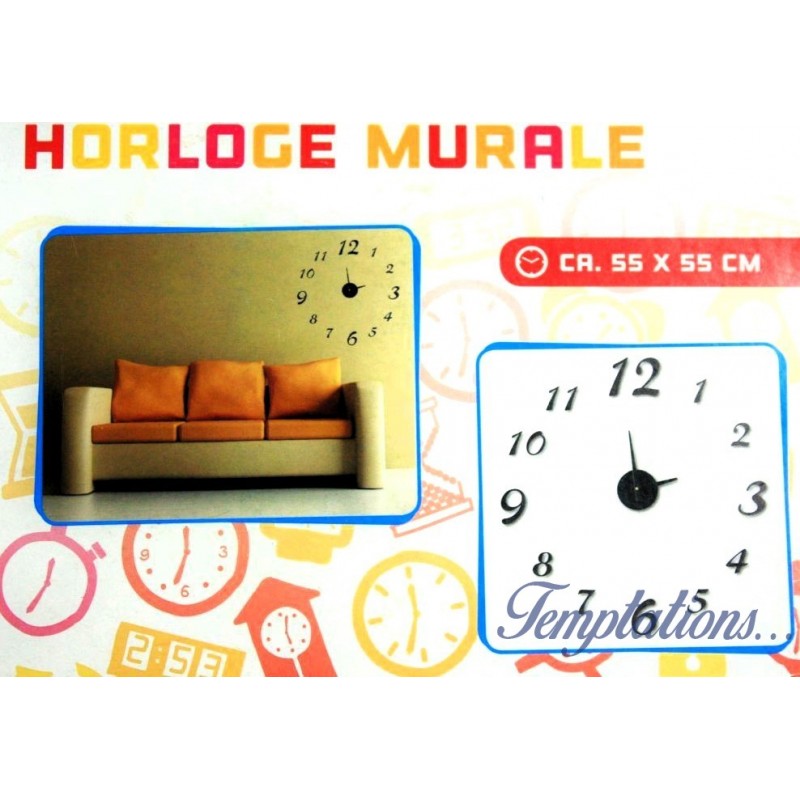 Kit Horloge Murale 3D -