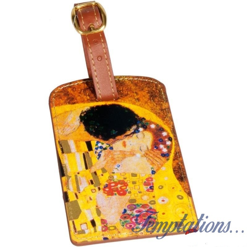 Étiquette de bagage - Gustave Klimt Le baiser - Fridolin