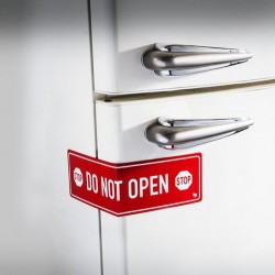 Magnet frigo régime « Stop Do Not Open »