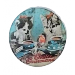 Magnet décapsuleur "Chats, gouter gourmand" – Orval creation