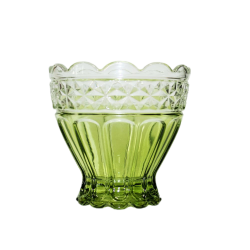 Coupe en verre avec relief - Dekoratief