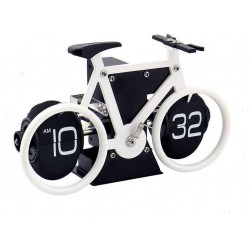 Horloge forme vélo chiffres rotatifs