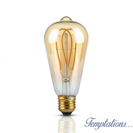 Ampoule LED Vintage Filament Gold