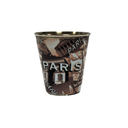 Petit verre en métal Souvenir de Paris