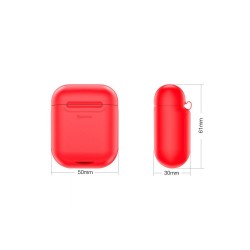 Boitier chargeur pour AIRPOD rouge