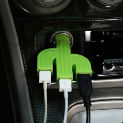 Chargeur de voiture Cactus 3 ports USB - Kikkerland