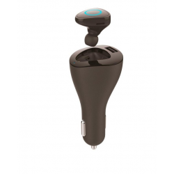 Vortex-Car Chargeur de voiture avec oreillette bluetooth - devia