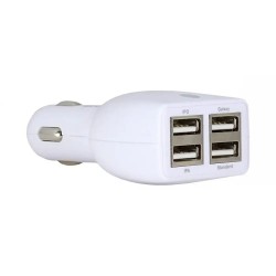 Chargeur allume-cigare 4 entrées USB