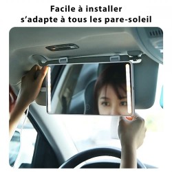 Miroir de courtoisie voiture avec LED - USAMS