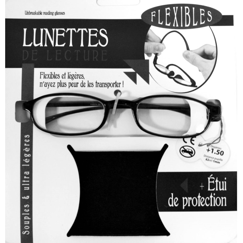 Lunettes De Lecture CHARRO New York – Monture Bleue Unisexe +3,50 – Style Rétro Des Années 1920