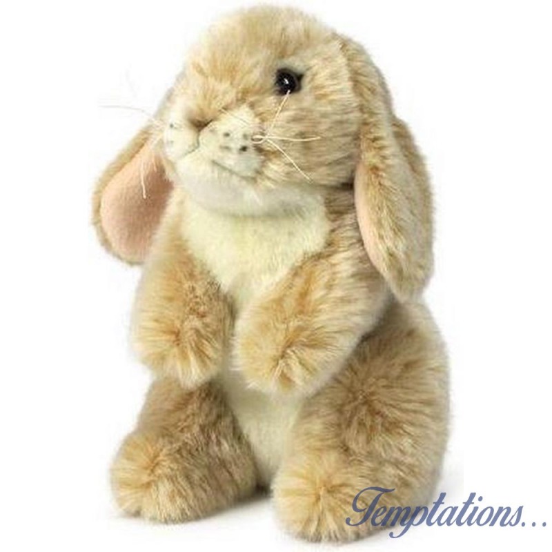 Peluche Lapin debout beige 18 cm - Anna Club Plush