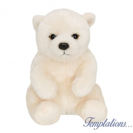 Peluche Ours polaire WWF animaux sauvages -