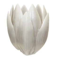 Photophore Tulipe en cire -...