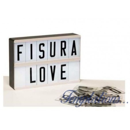 Light box 2 lignes- Fisura