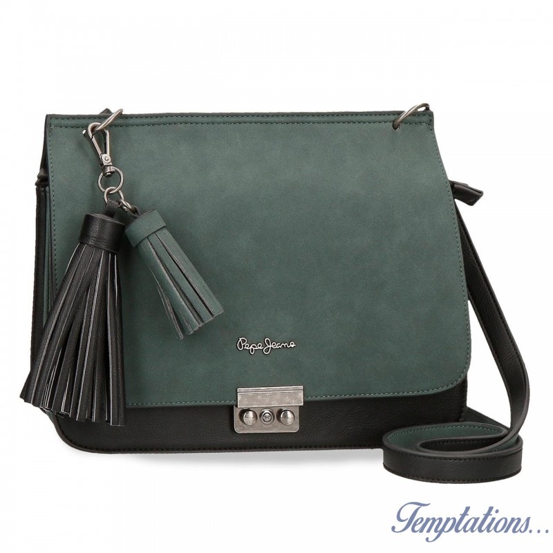 SAC BANDOULIÈRE À RABAT PEPE JEANS DUANE