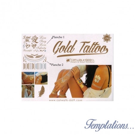 Tatouages éphémères Gold Tattoo.G3