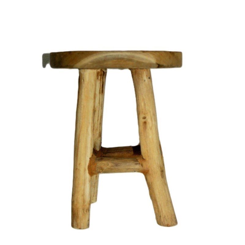 Banc tressé en Fibre de Palmier et Eucalyptus | TerraDeco