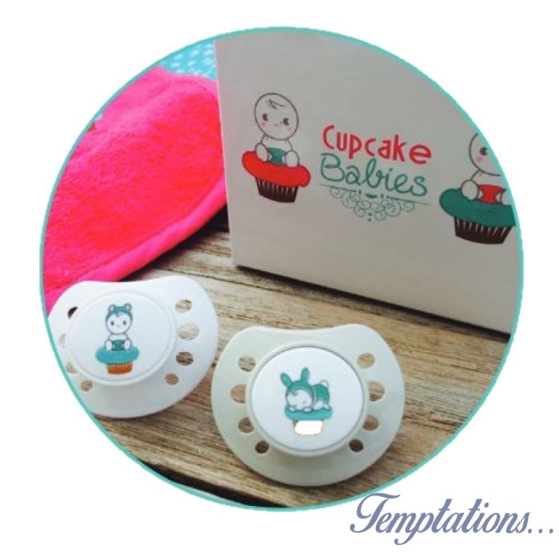Double pack sucettes Cupcake Babies