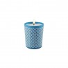 Bougies 190g Ambre precieux (Bleu motif géométrique) - e-bougie