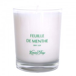 Bougie Feuille de menthe180g – Les lumières du Temps