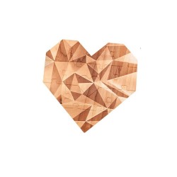 Puzzle romantique cœur en bois - Luckies