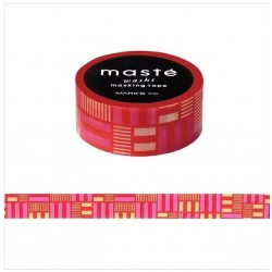 Masking Tape Masté Multi Rayures rose jaune -Mark’s Europe