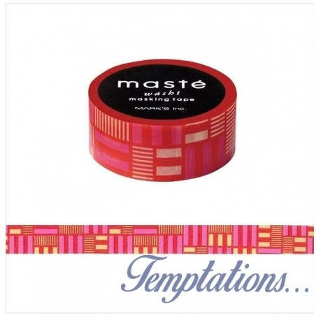 Masking Tape Masté Multi Rayures rose jaune -Mark’s Europe
