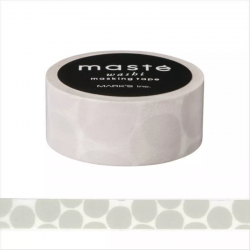 Masking Tape Masté Pois gris chaud -Mark’s Europe