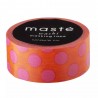 Masking Tape Masté Orange pois rose -Mark’s Europe