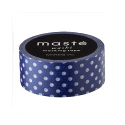 Masking Tape Masté Navy pois Blanc -Mark’s Europe