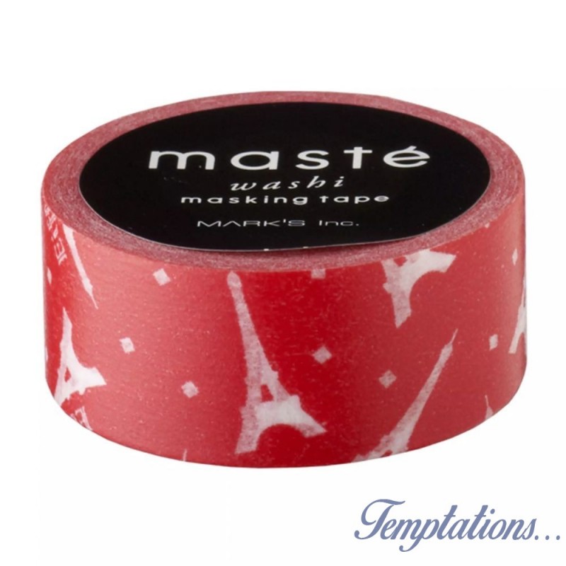 Masking Tape Masté Tour Eiffel rouge -Mark’s Europe