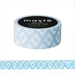 Masking Tape Masté Bleu glaçe diamond polka-Mark’s Europe