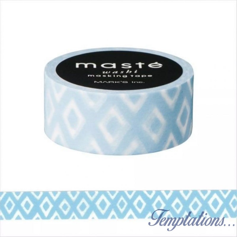 Masking Tape Masté Bleu glaçe diamond polka-Mark’s Europe