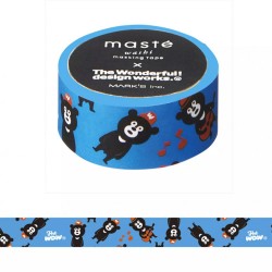 Masking Tape Masté Wonder bear bleu-Mark’s Europe