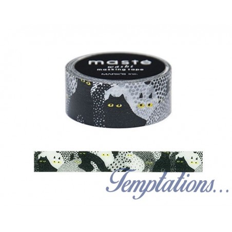 Masking Tape Masté multi animal marbré chat-Mark’s Europe