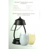 Lampe lanterne chauffe-bougie– Noir