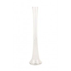 Vase en verre soliflore