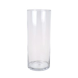Vase tube en verre