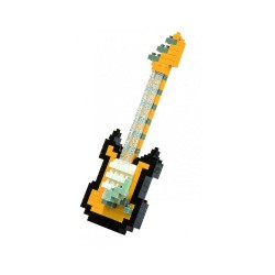 Nanoblock - Guitare éléctrique jaune NBC-023