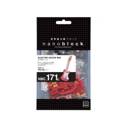 Nanoblock - Guitare électrique rouge NBC-171