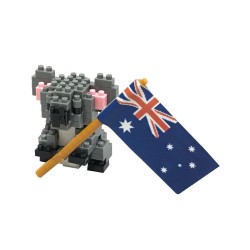 Nanoblock - Koala avec drapeau NBC-296