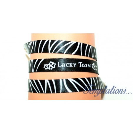 Bracelet Satin Lucky Team - Zèbre