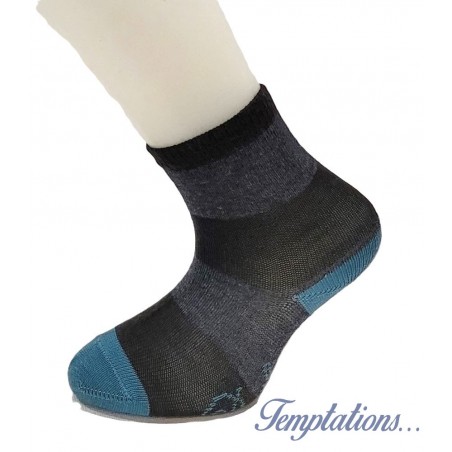 Chaussettes enfant turquoises anthracites grises Berthe Aux Grand
