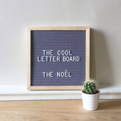 Tableau à lettres  NOËL gris -The Cool Company