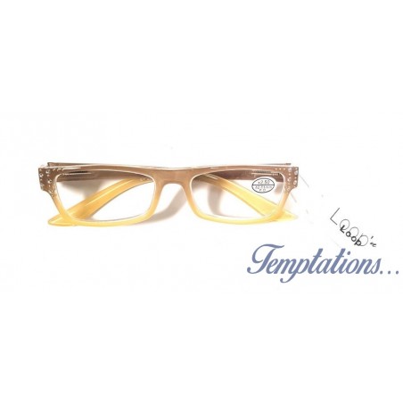 Lunettes de lecture beige Loop’n Loop Actuel– M1442