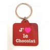 Porte-clés "J'aime le chocolat"- Lucky team