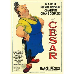 Carte postale affiche du film César -Albert Dubout